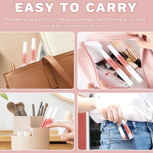 Cuticle Oil Pen Duo - Peach & Strawberry Flavors, Hydrating Nail Care