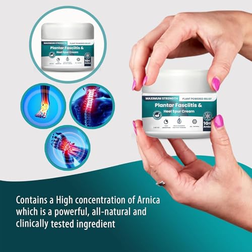 Plantar Fasciitis & Heel Spur Cream - Fast Relief with Arnica