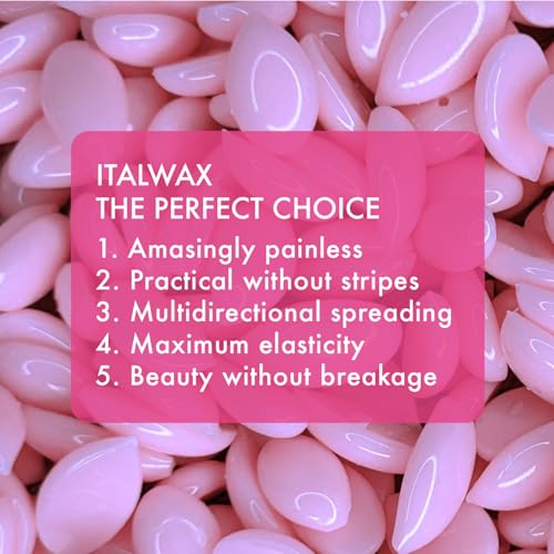 Italwax Face Selfie 500g / 1.1lb - Delicate hard wax for face with oil complex - Perfect for waxing eyebrows, upper lip and sideburns?