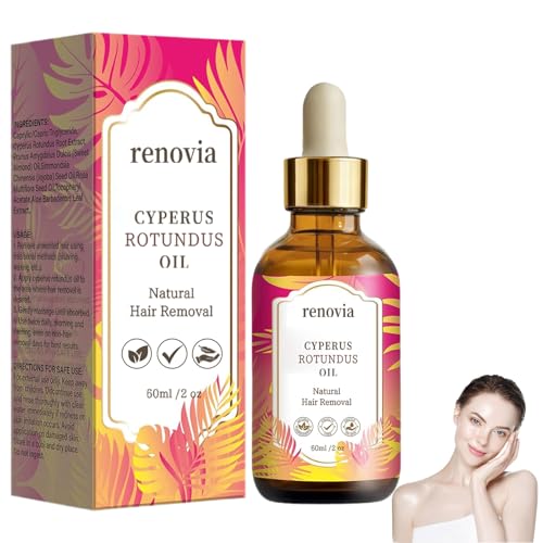 Renovia Cyperus Rotundus Oil - Natural Hair Removal & Skin Serum