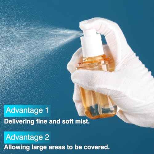 Travel Spray Bottle 3 Pack 2.7oz/80ml Portable Plastic Small Spray Bottles Refillable Mini Spray Bottle Empty Fine Mist Spray Bottles for Makeup Removers, Perfume, Essential Oils Toners Rose Waters