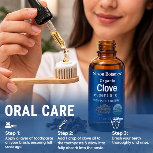 Organic Clove Essential Oil 30ml - Pure & Undiluted