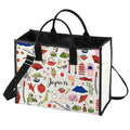 LEVLO Japan Travel Pouch Bag Japan Souvenir Gift Japan Theme Zipper Pouch Bag Japanese Trip Gift (Japan LT)