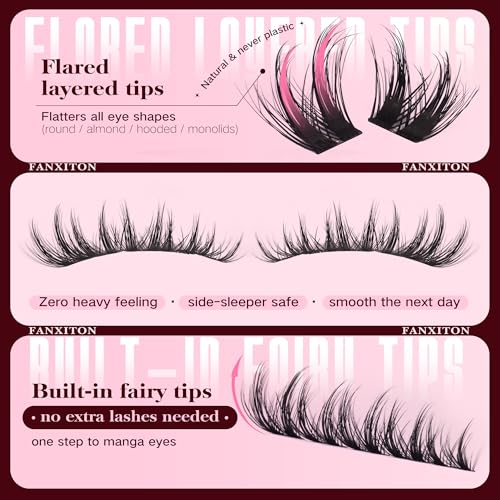 Manga Lash Clusters 10-16mm Fluffy Spike Eyelash Extensions