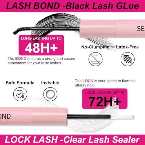 Fowendia Fluffy Lash Clusters Kit - 80D 100D D-Curl Eyelash Extensions