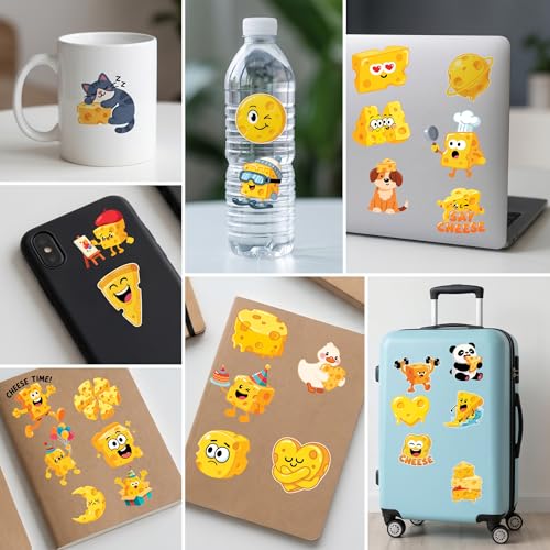 96 PCS Cheese Temporary Tattoos for Kids | Pre-Cut Party Favors