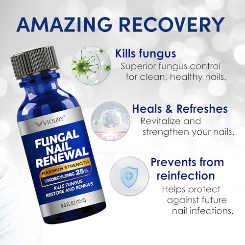 Toenail Fungus Treatment Extra Strength with Tea Tree Oil - VTROUY