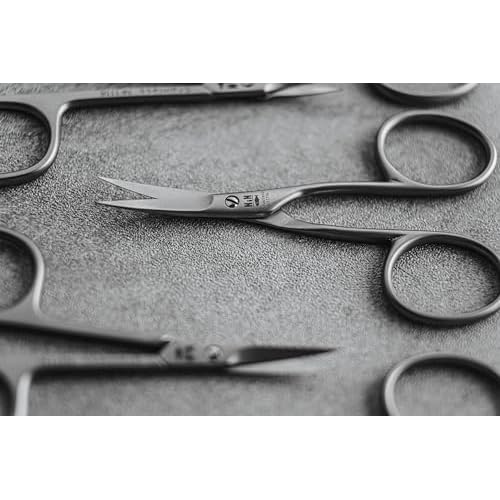 Premium European Nail and Cuticle Scissors by NN Knives - Trusted Family Business Since 1971 (Cuticle, Professional, Stainless Steel)