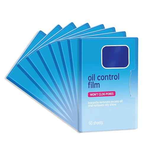 8 Packs Oil Control Film for Face (480 Sheets) - Oil Absorbing Blotting Sheets for Oily Skin, Makeup-Friendly & Portable Oil Wipes
