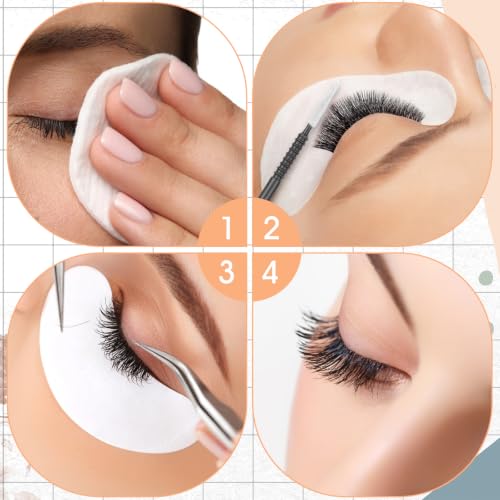 200 PCS Microswabs for Eyelash Extensions - Precision Cleaning