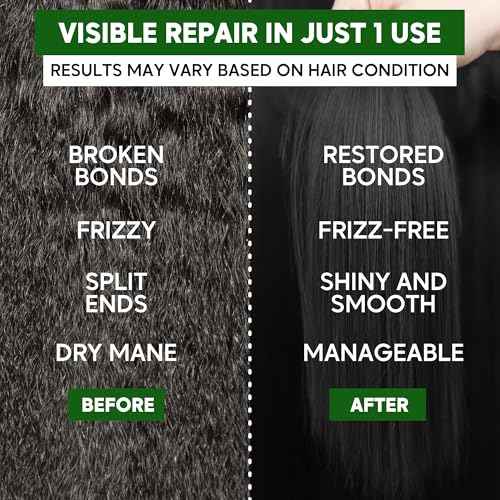 AFRO BRAZILIAN BONDOX Hair Relaxer Alternative ? Extra Strong Thermal Hair Mask 8.8oz for Damaged Hair ? Straightening Treatment for All Hair Types, Especially Afro 4A 4B 4C ? With Almond Oil, Shea Bu