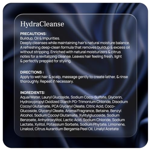 PUREANCE HydraCleanse Clarifying Shampoo for Buildup & Oily Hair