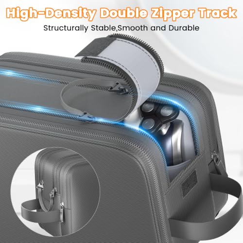 Travoya Hanging Toiletry Bag, Water-Resistant Dopp Kit Organizer
