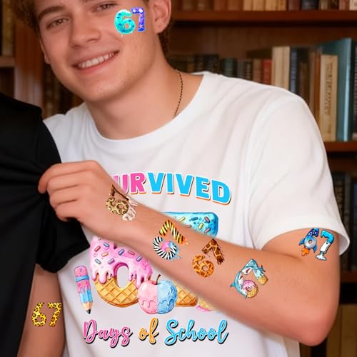 114 Pieces Temporary Tattoos Stickers, 15 Sheets Party Supplies