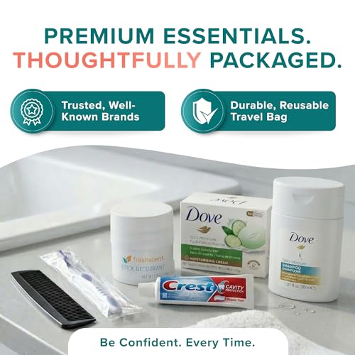 Bulk Hygiene Kit Assembly Set - 50 Pack Travel Toiletries