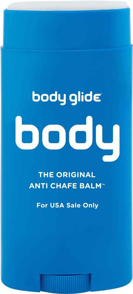 Body Glide Original Anti Chafing Stick Balm (2.5oz) and Body Glide Original Anti Chafing Stick Balm (0.8oz)