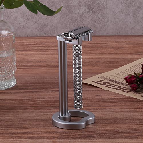 SANWA Deluxe Razor Holder Stainless Shaving Razor Stand,Dad Gifts,boyfriend Gifts,Husband Gifts for Him