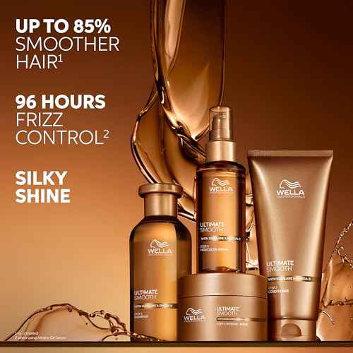 Wella Professionals ULTIMATE SMOOTH Conditioner | Treatment for Dry, Frizzy Hair | Nourishes, Smooths & Adds a Silky Shine | With Squalane & Omega 9 | Color Safe