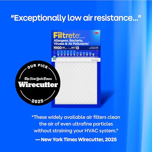Filtrete 16x25x1 MERV 13 Air Filter for Cleaner Air