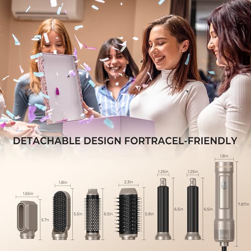 6-in-1 Hot Air Brush Blow Dryer Styling Tool Kit