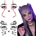Halloween Face Jewels Rhinestone Crystal Stickers - 2 Pack