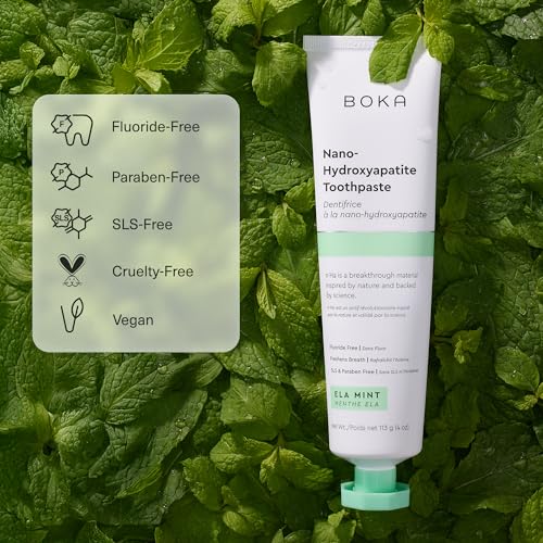 Boka Ela Mint Fluoride-Free Nano Hydroxyapatite Toothpaste (4 oz)