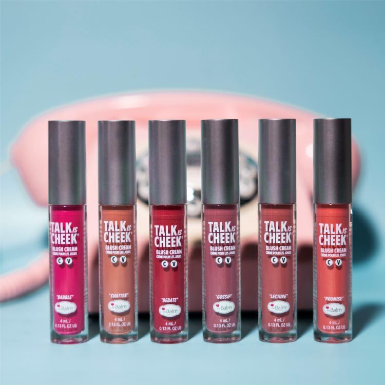 theBalm Talk is Cheek Blush Cream - Babble Shade
