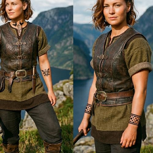 Viking Temporary Tattoos - 14 Sheet Pack with Ravens & Runes