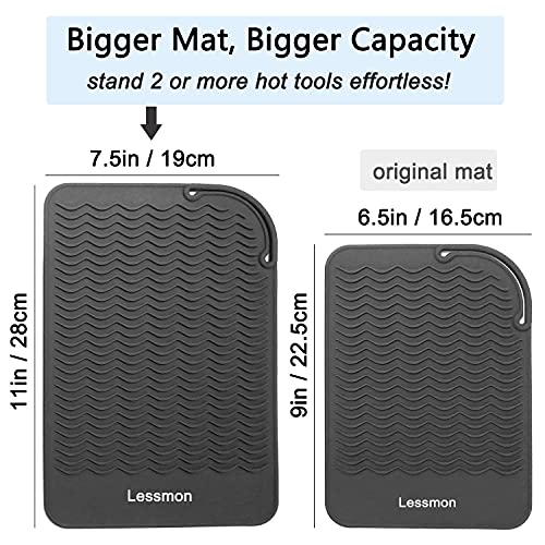 Heat Resistant Mat for Hair Styling Tools, 11 x 7.5 in