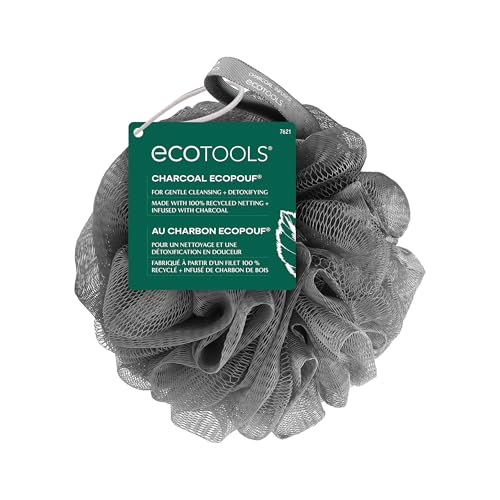 EcoTools Charcoal EcoPouf Loofah Sponge for Bath & Shower