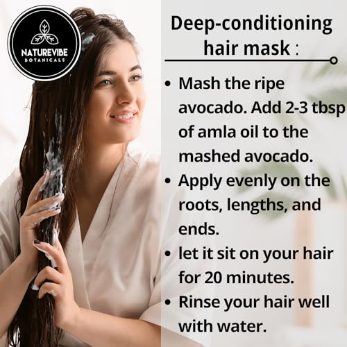 Naturevibe Botanicals Amla Oil 32 Ounces | 100% Pure and Natural | Great for Skin Care and Hair Care