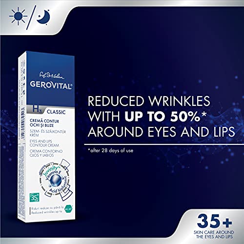 Gerovital Anti-Wrinkle Eye & Lip Cream with Hyaluronic Acid