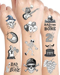 192 Skeleton Temporary Tattoos for 2nd Birthday Party
