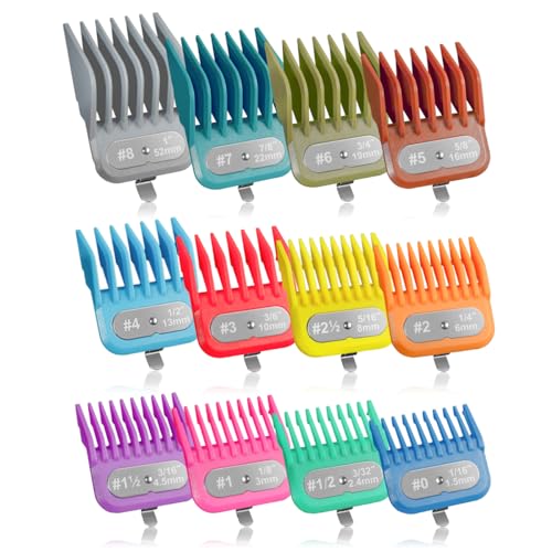 LAVEST Clipper Guards Set for Andis & Oster Clippers, Sizes #0-#8