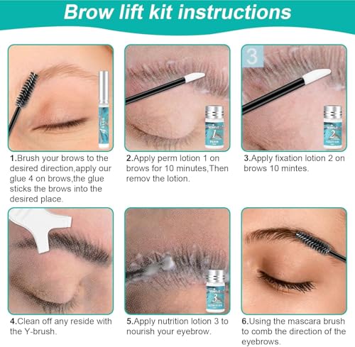 Eyebrow Lamination Kit - Professional Brow Perm for DIY & Salon