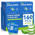 Tea Tree Oil Eyelid Cleansing Wipes, 160 Pcs Gentle Eye Wipes