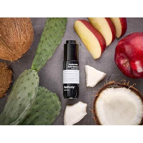 Anthony Hyaluronic Acid Serum ? Hydrating Face Serum with Dual Hyaluronic Acid, Coconut Water & Niacinamide ? Lightweight, Non-Greasy Formula for All Skin Types ? 1 oz