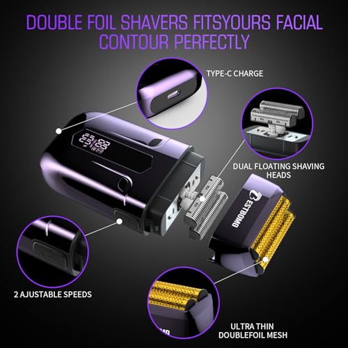 BESTBOMG Professional Hair Clippers & Grooming Kit BS-808C