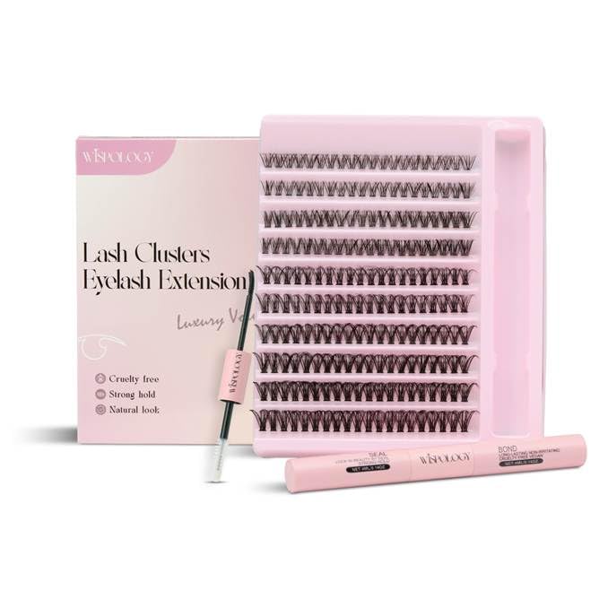 Wispology C Curl 40D Lash Clusters – Professional Eyelash Extensions