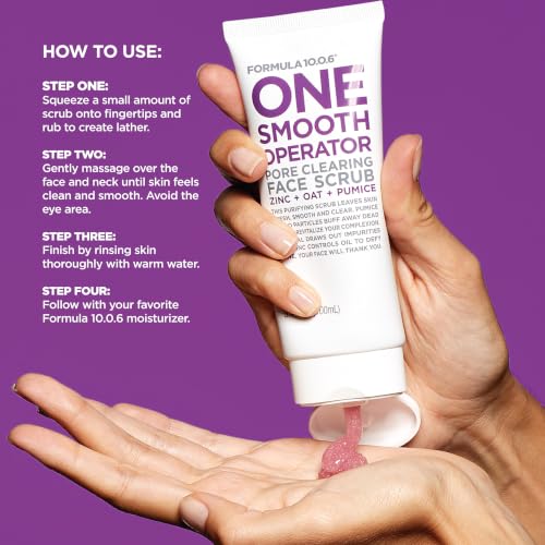 Formula 10.0.6 One Smooth Operator Pore Clearing Face Scrub 3.4oz