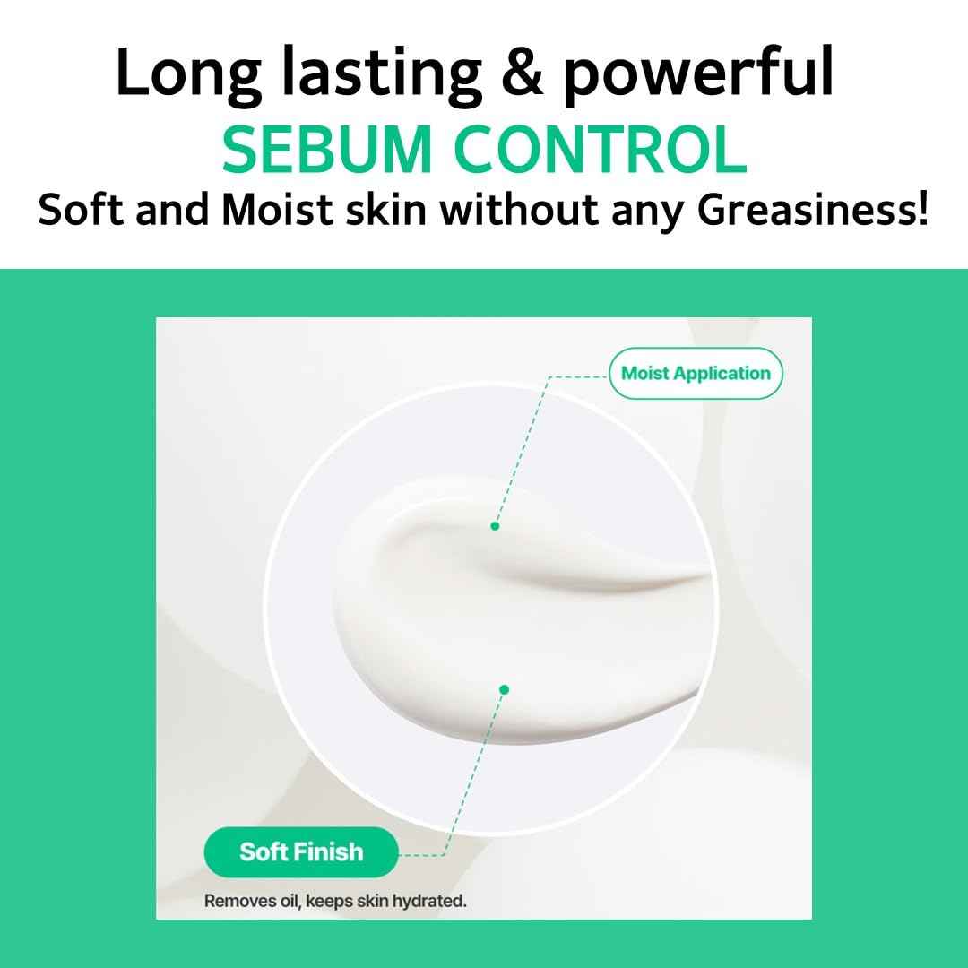 MAKE P:REM UV Defence me. No Sebum Sunscreen, SPF 50+ PA++++ Reef-Safe Silky Texture with Poreless and Matte Finish, UVA/UVB Protection, Korean Sunscreen, 1.69 fl. oz. (50ml)