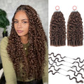 Burmese Curly Crochet Hair 24 Inch - 250g Pre-Separated for Black Women