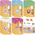 Loopeer 30 Pcs Valentine Ice Cream Drip Baseball Party Favors Gifts Decorations Bulk Ice Cream Drip Lip Balms Sports Baseballs Team Gifts Birthday Party Favors Inspirational Supplies for Teen Adults