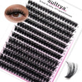Sultrya 80D Eyelash Extensions Clusters - 240pcs 9-16mm