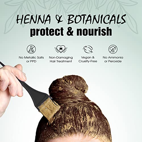 Light Mountain Henna Hair Color Dark Brown 4 Oz