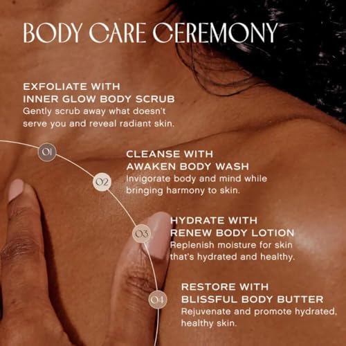 INNERSENSE Organic Beauty - Blissful Body Butter | Shea Butter, Vitamins B5, C + D for Nourished, Smooth, Soft Skin | Clean, Non-Toxic, Cruelty-Free | Paraben + Phthalate Free (6.7 fl oz | 200 ml)
