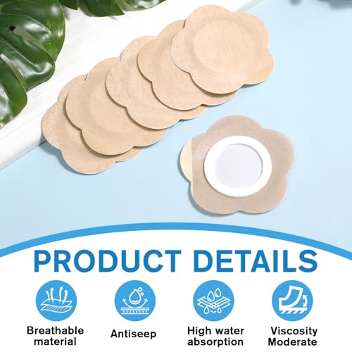 50 Pcs Castor Oil Belly Button Patches Self-Adhesive