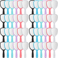 50 Pcs Handheld Mirror Bulk Set - Plastic Hand Mirrors 3.15" x 7.09", 6 Colors