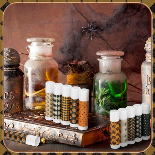 20 Pcs Halloween Lip Balm Bulk - 10 Flavors, Honey & More