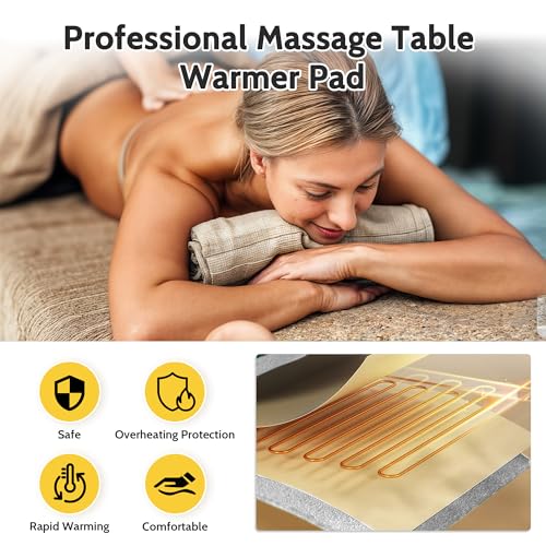 ReFzeg Professional Massage Table Heating Pad - Soft Fleece Warmer, 30" x 71"
